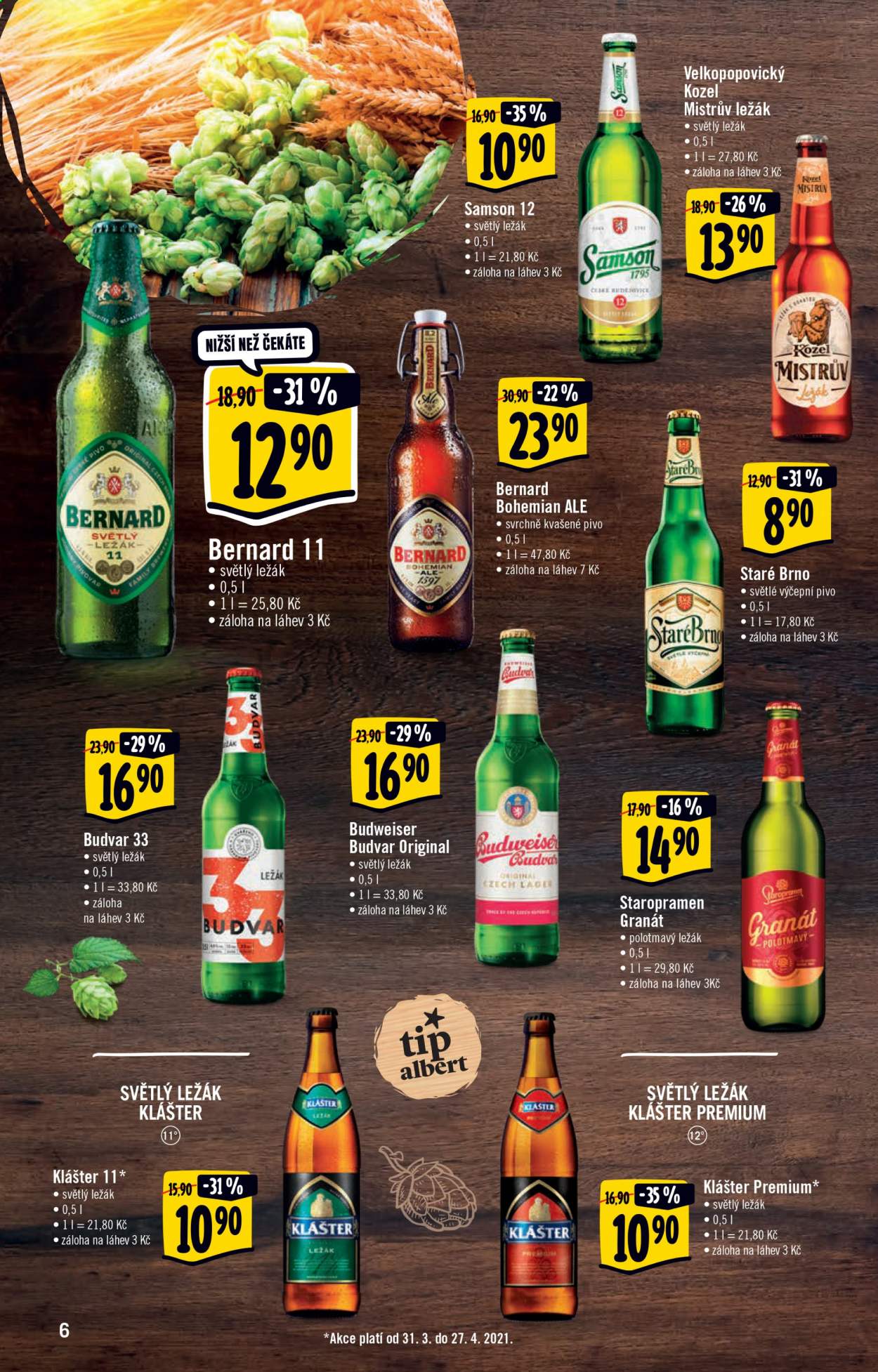 Leták Albert Hypermarket - 31.3.2021 - 6.4.2021. Strana 6