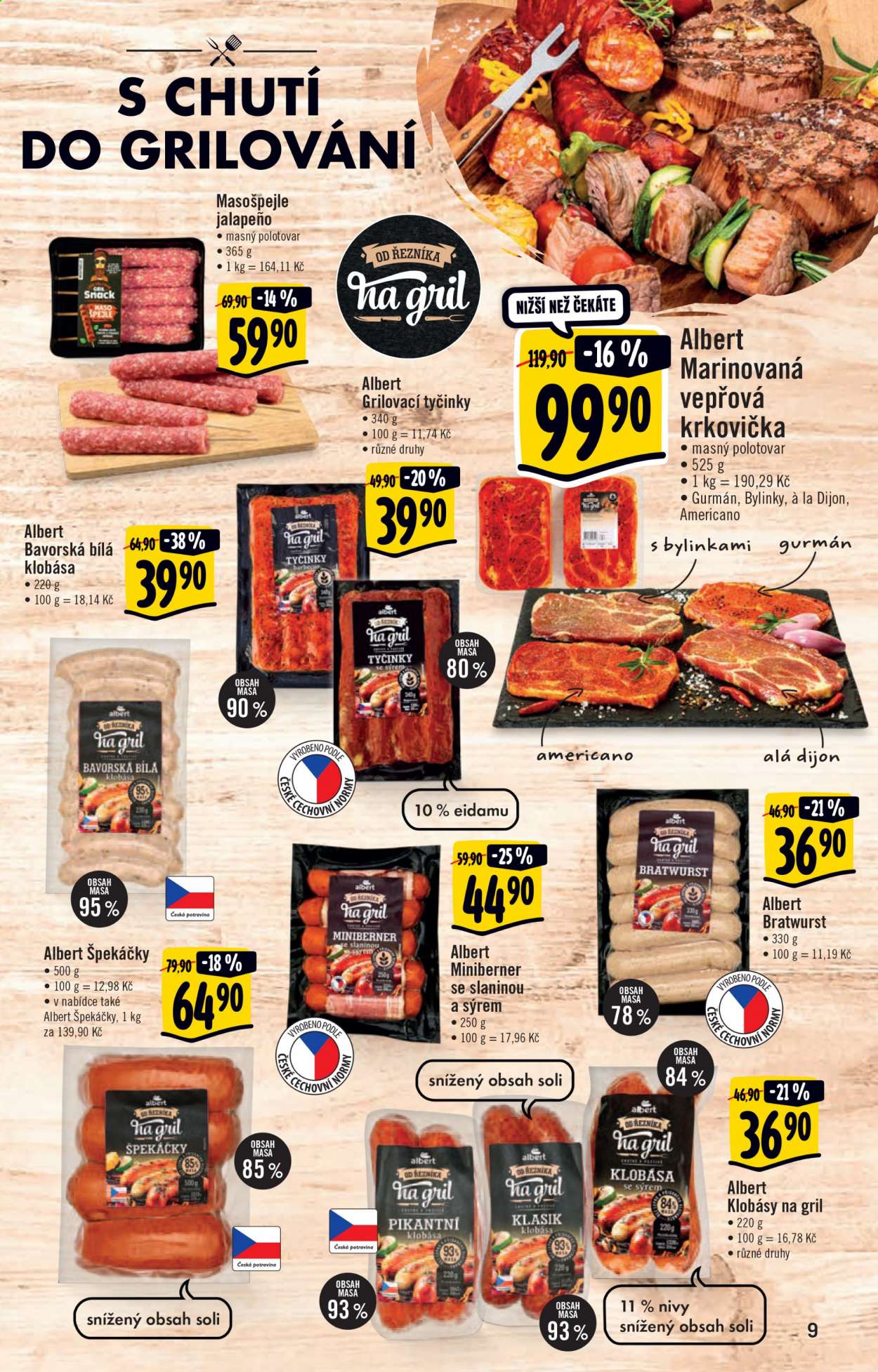 Leták Albert Hypermarket - 31.3.2021 - 6.4.2021. Strana 9
