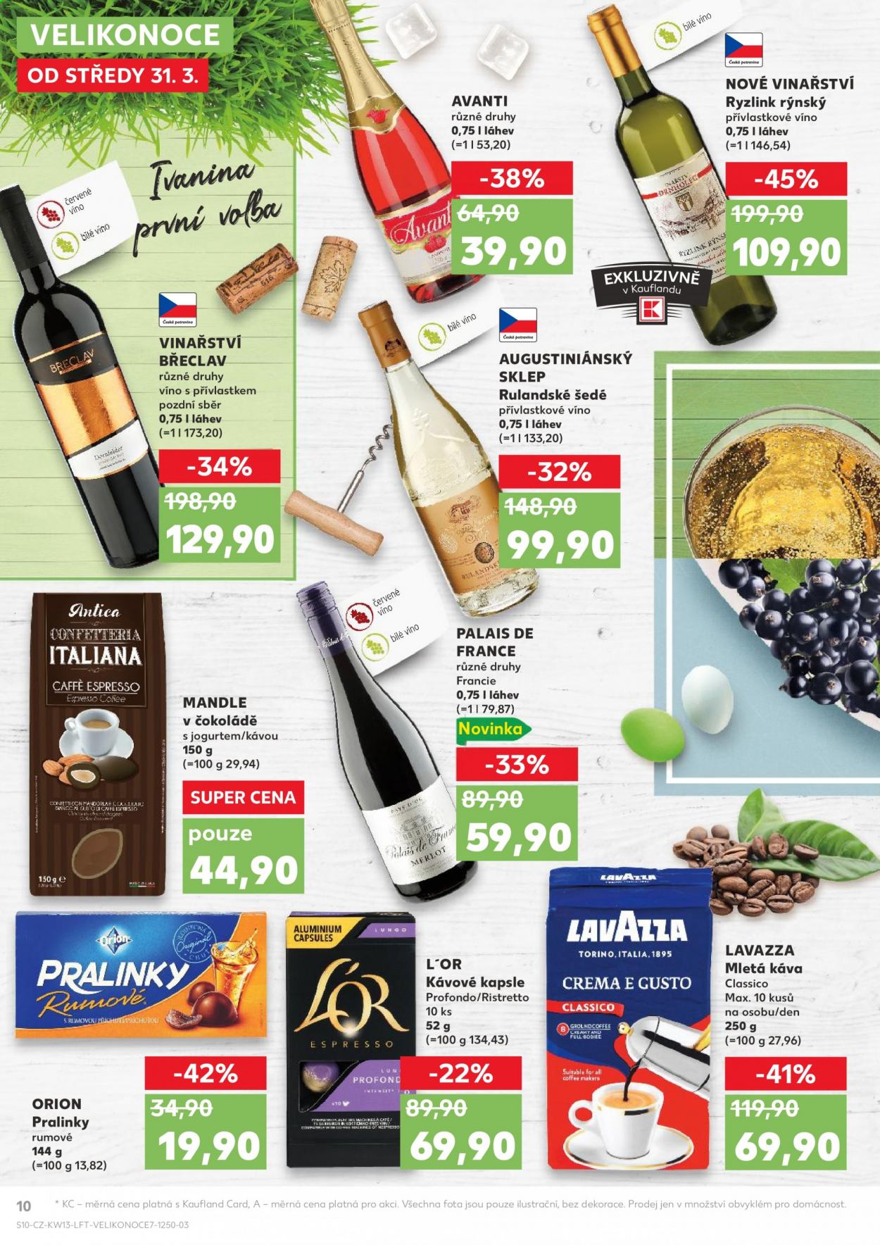 Leták Kaufland - 31.3.2021 - 4.4.2021. Strana 10