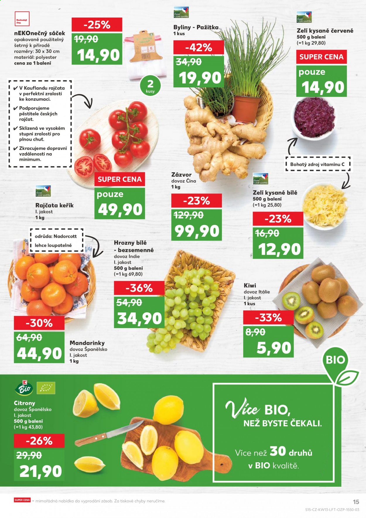 Leták Kaufland - 31.3.2021 - 4.4.2021. Strana 15