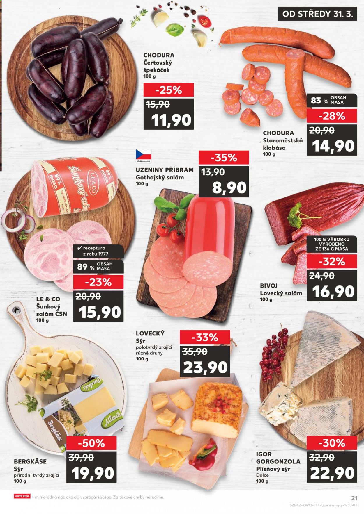 Leták Kaufland - 31.3.2021 - 4.4.2021. Strana 21