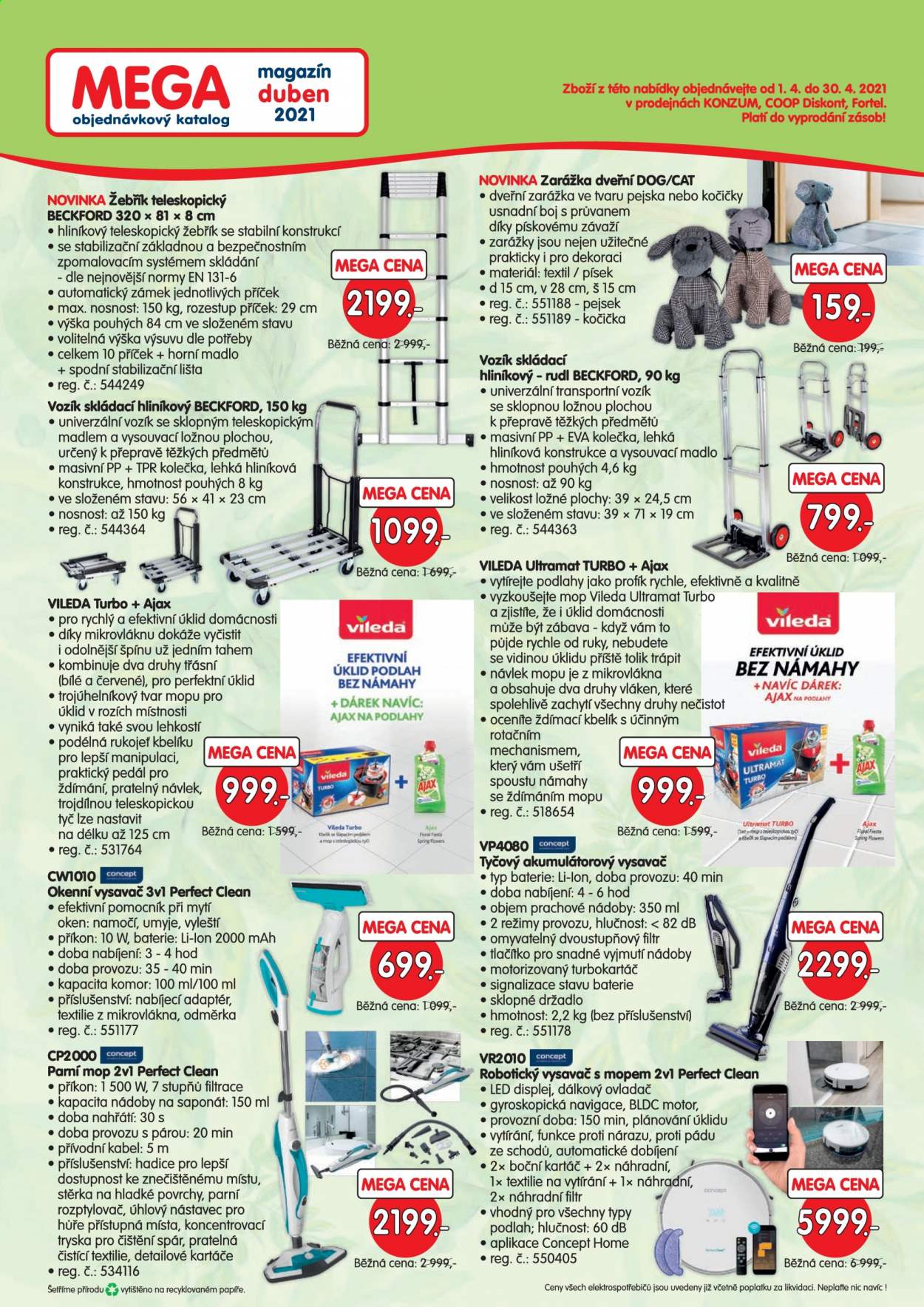 Leták Konzum - 1.4.2021 - 30.4.2021. Strana 2