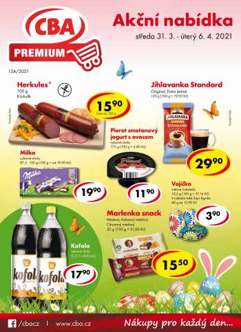 Leták CBA Premium - 31.3.2021 - 6.4.2021.