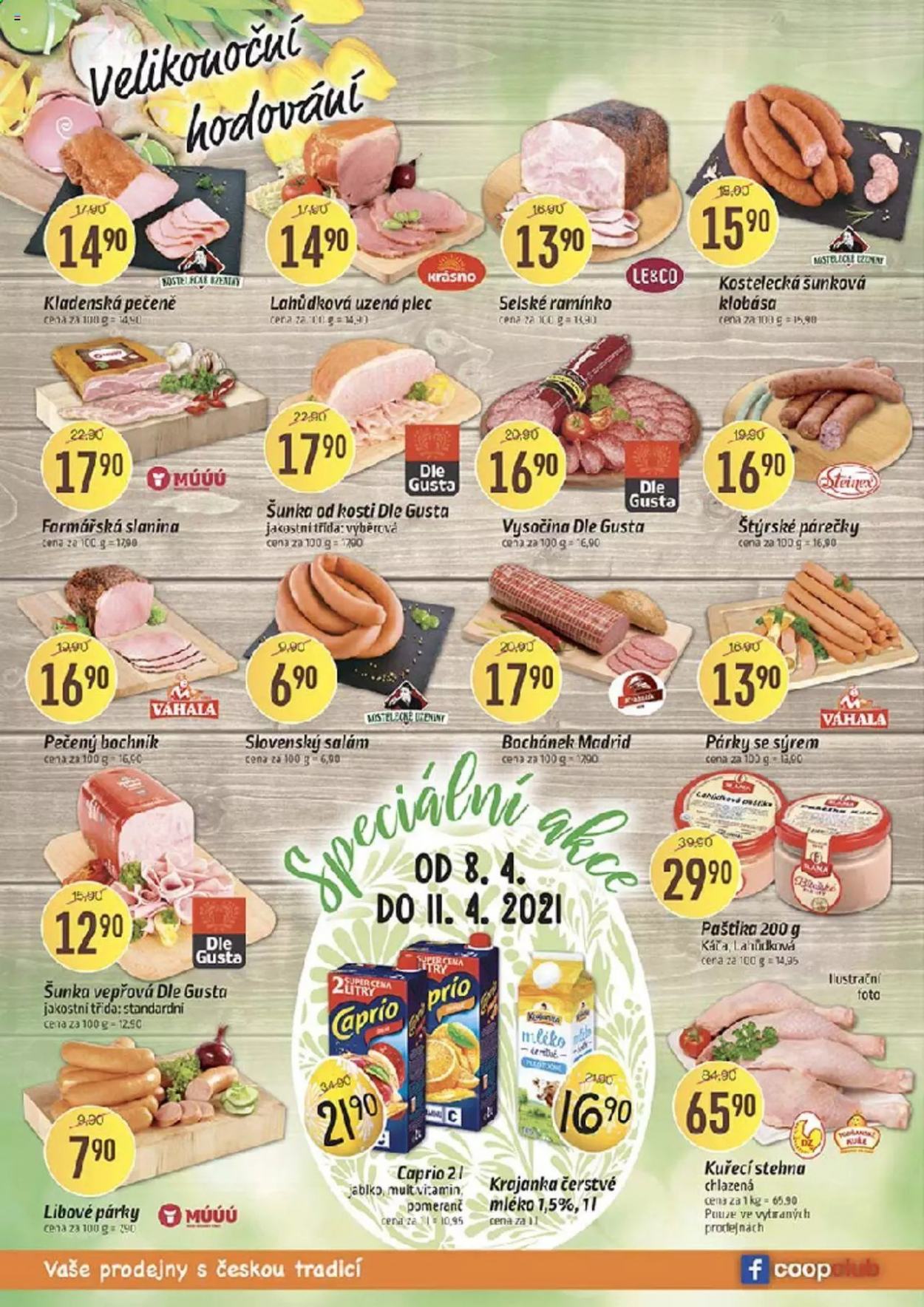 Leták coop TUTY - 31.3.2021 - 13.4.2021. Strana 2