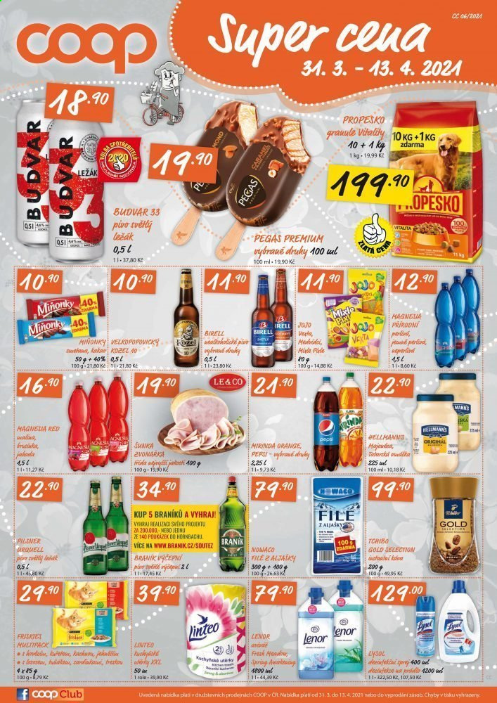 Leták coop TIP - 31.3.2021 - 13.4.2021. Strana 1