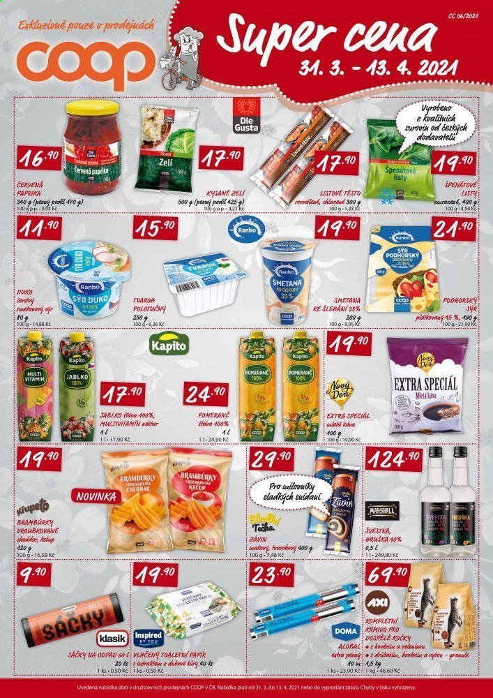 Leták coop TIP - 31.3.2021 - 13.4.2021. Strana 2