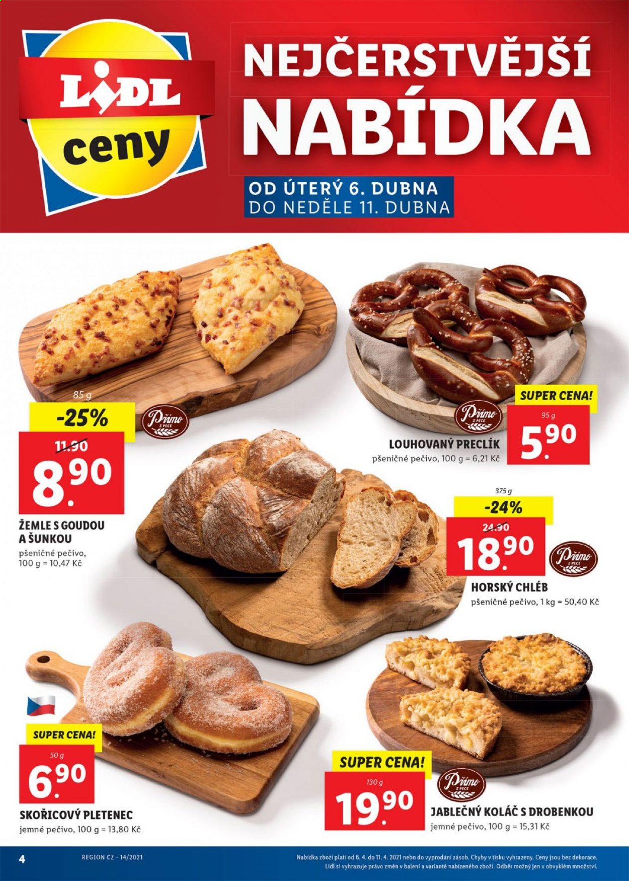 Leták Lidl - 6.4.2021 - 11.4.2021. Strana 4