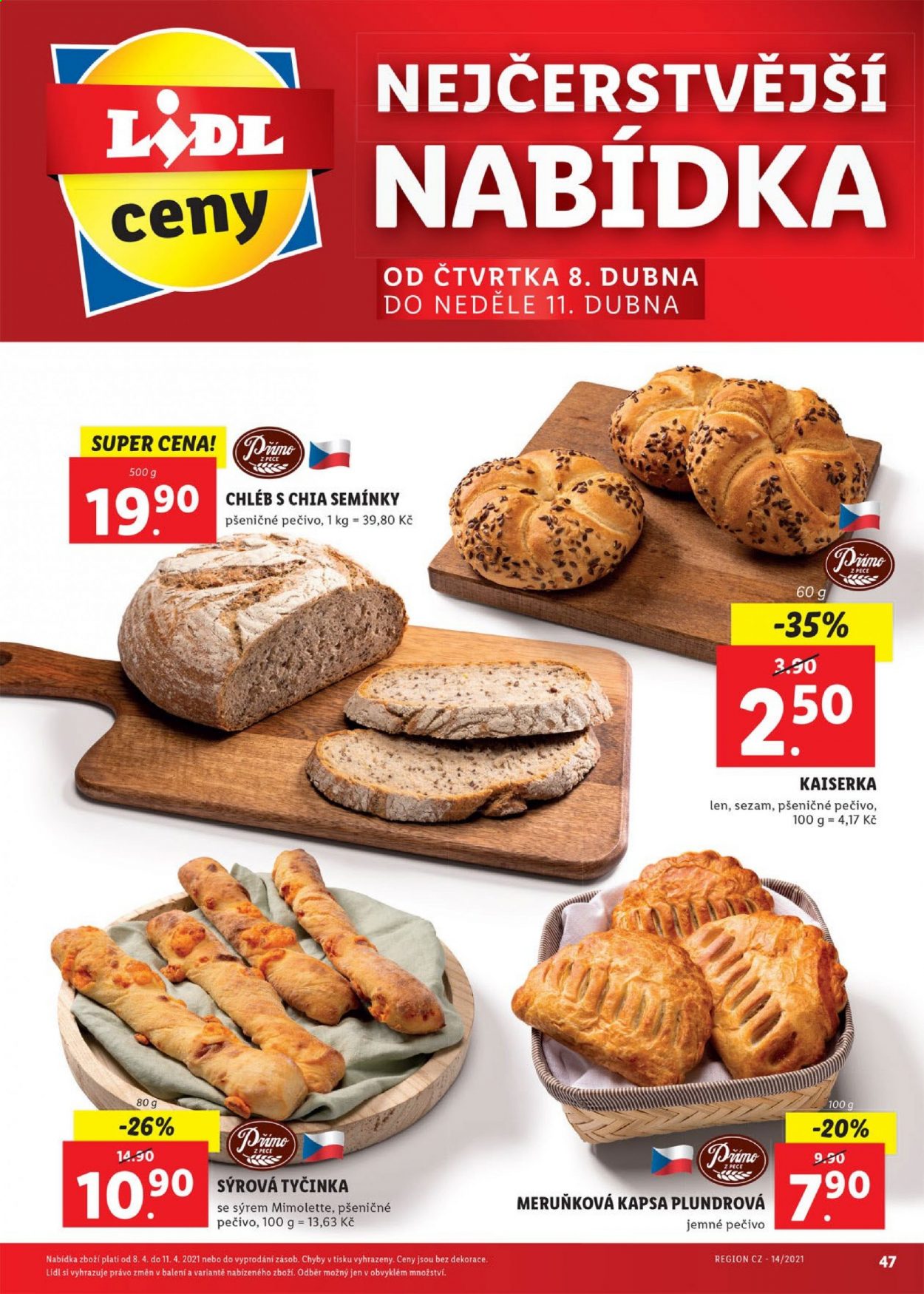 Leták Lidl - 6.4.2021 - 11.4.2021. Strana 47