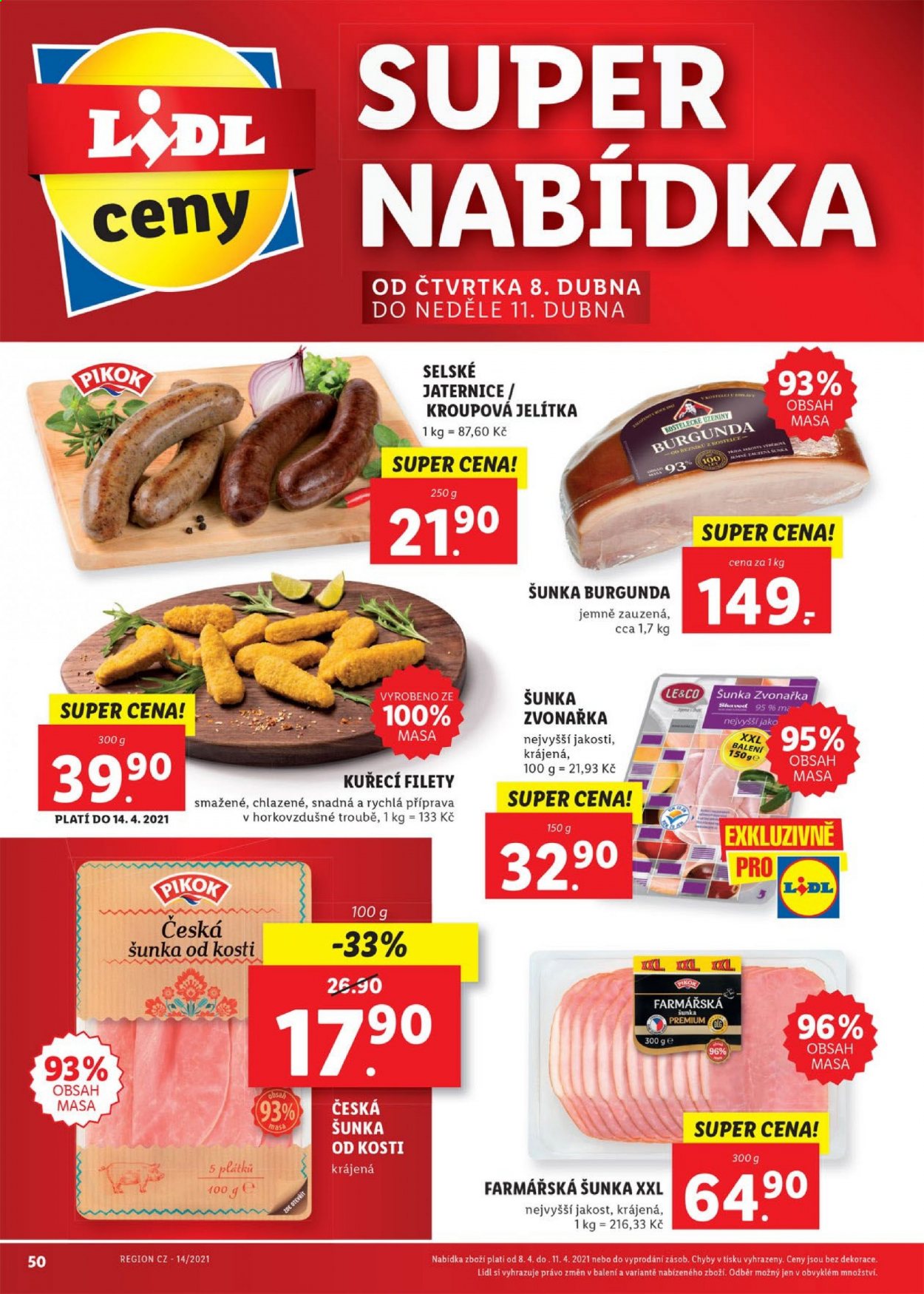 Leták Lidl - 6.4.2021 - 11.4.2021. Strana 50