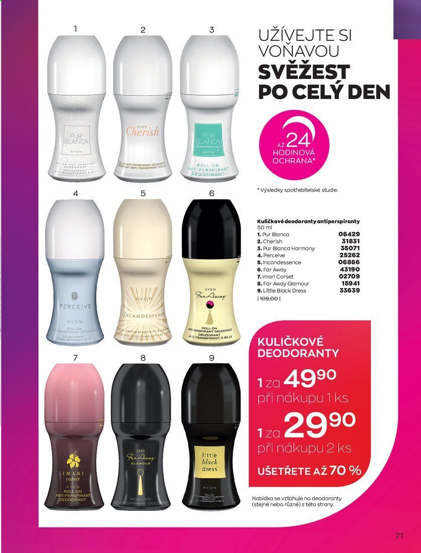 Leták AVON - 1.4.2021 - 30.4.2021. Strana 71