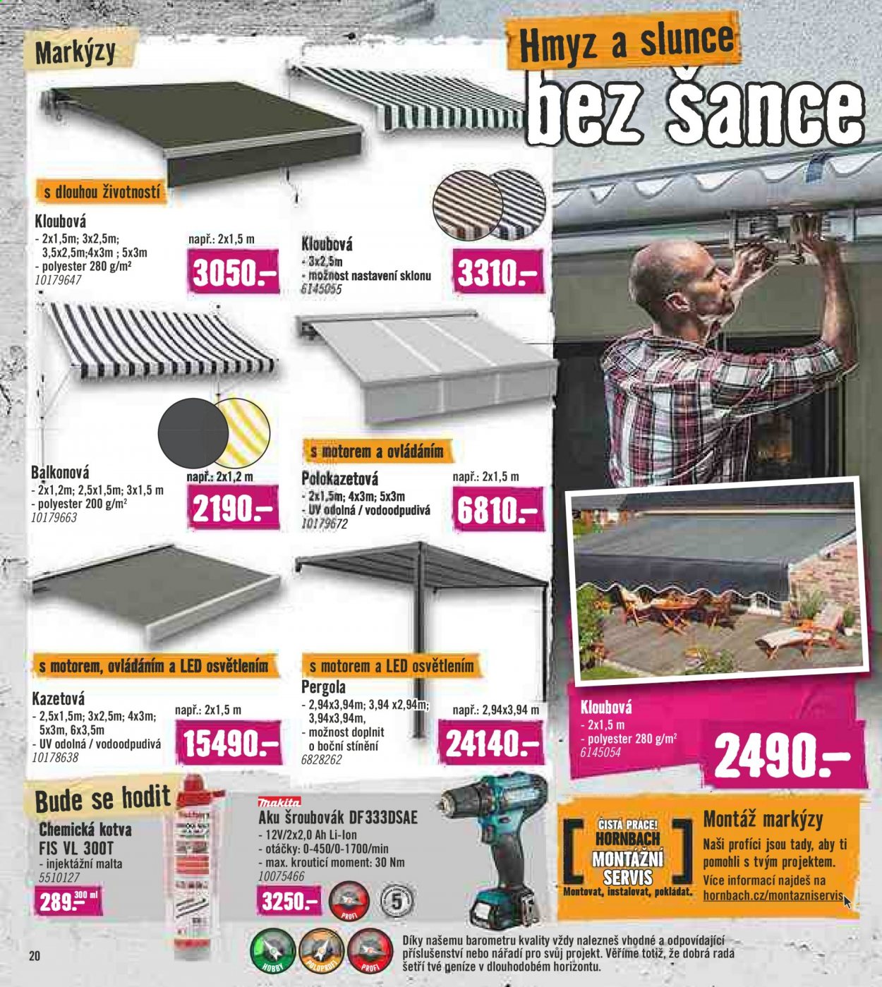 Leták HORNBACH - 31.3.2021 - 27.4.2021. Strana 20