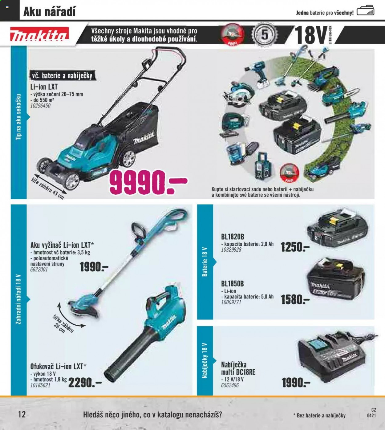Leták HORNBACH - 29.3.2021 - 29.6.2021. Strana 12