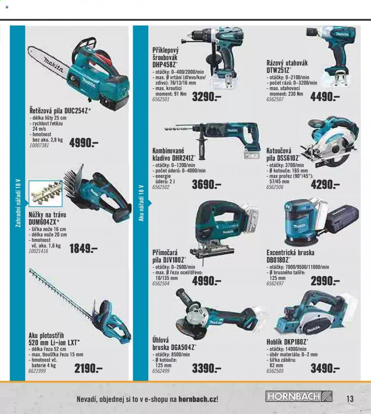 Leták HORNBACH - 29.3.2021 - 29.6.2021. Strana 13