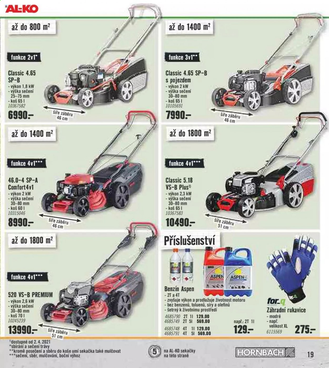 Leták HORNBACH - 29.3.2021 - 29.6.2021. Strana 19