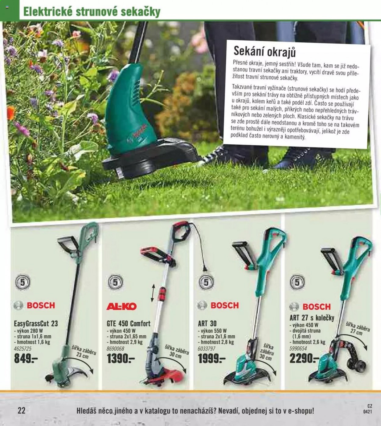 Leták HORNBACH - 29.3.2021 - 29.6.2021. Strana 22