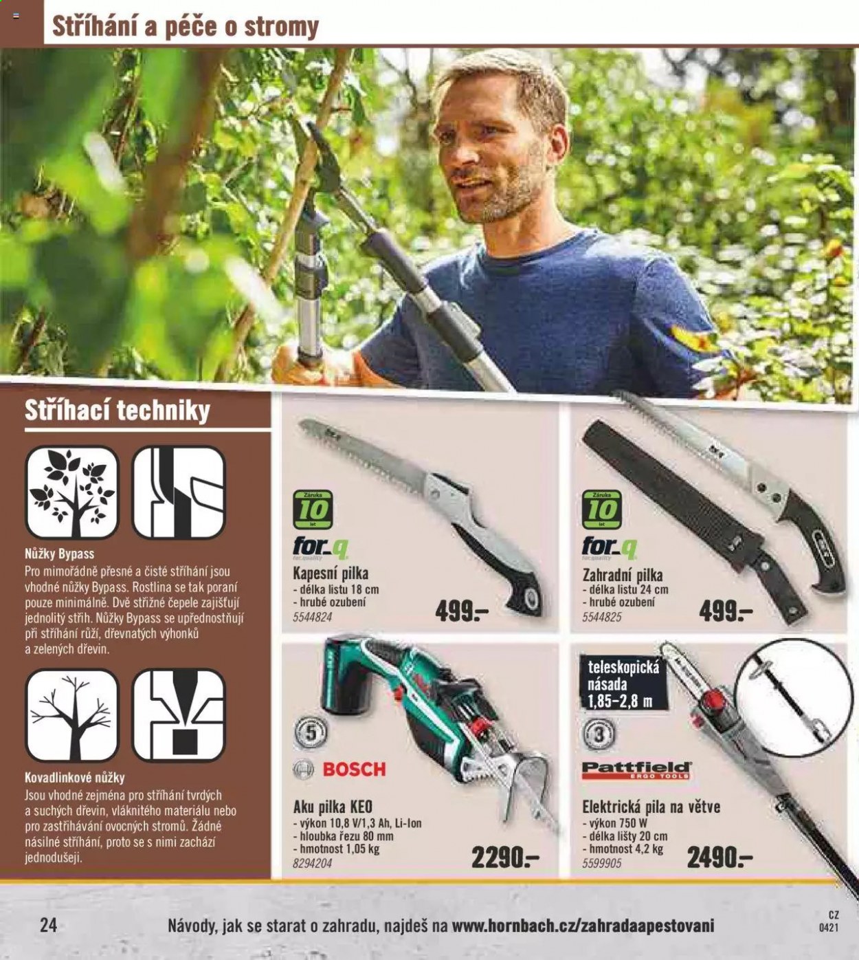 Leták HORNBACH - 29.3.2021 - 29.6.2021. Strana 24