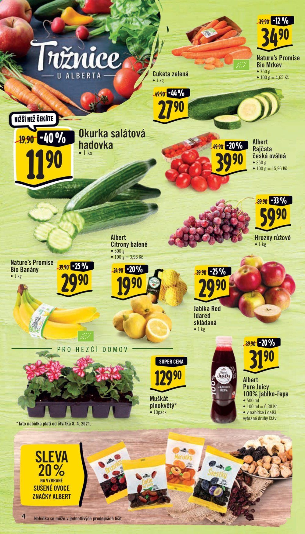 Leták Albert Supermarket - 7.4.2021 - 13.4.2021. Strana 4
