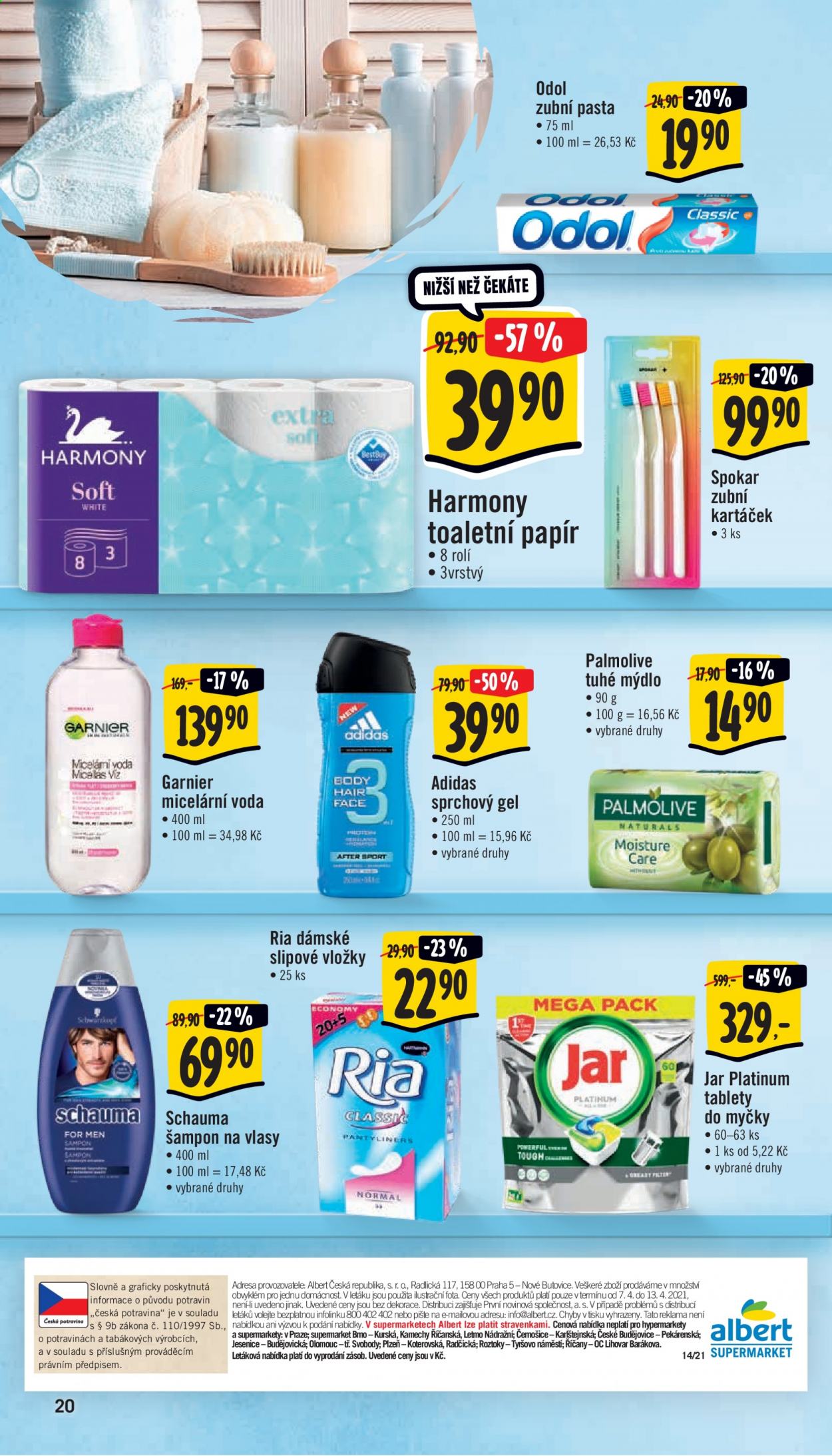 Leták Albert Supermarket - 7.4.2021 - 13.4.2021. Strana 20