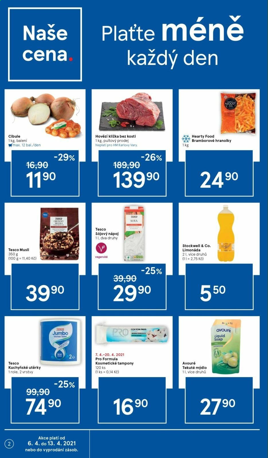 Leták TESCO - 6.4.2021 - 13.4.2021. Strana 2