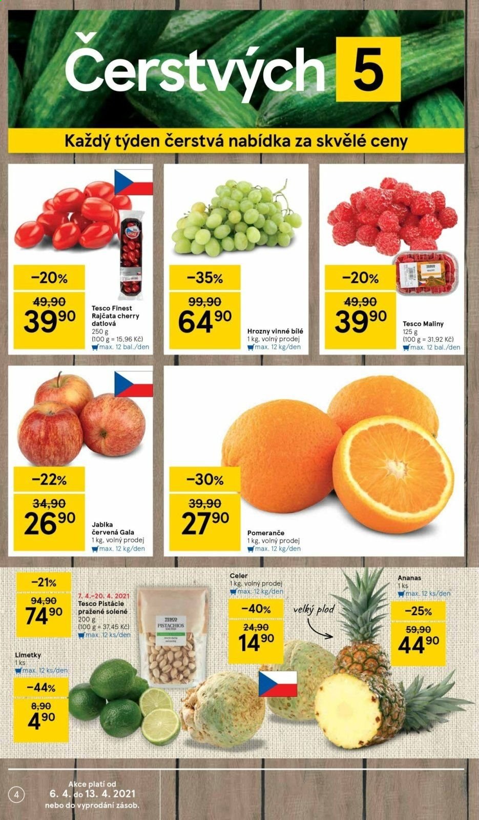 Leták TESCO - 6.4.2021 - 13.4.2021. Strana 4