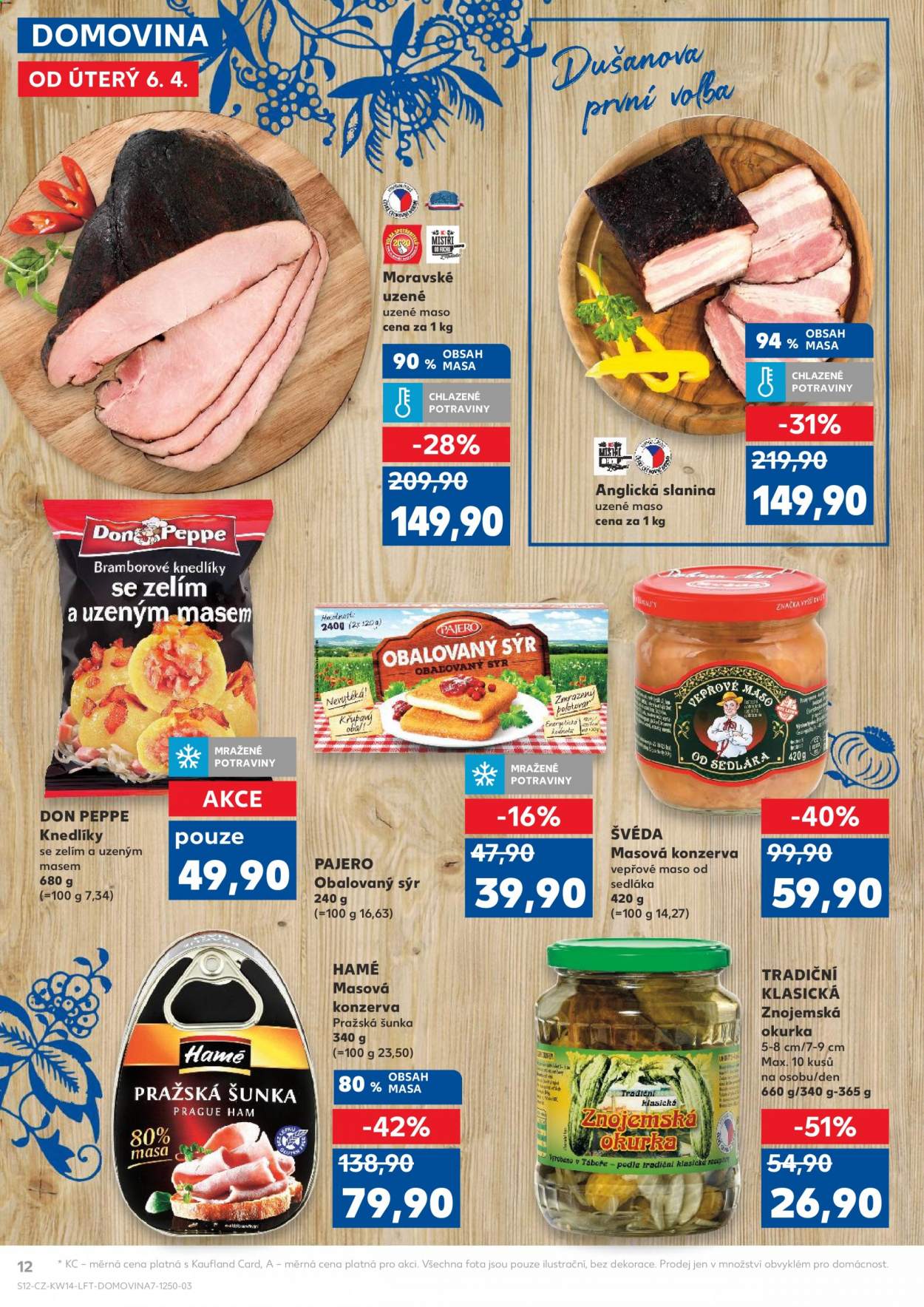 Leták Kaufland - 6.4.2021 - 13.4.2021. Strana 12