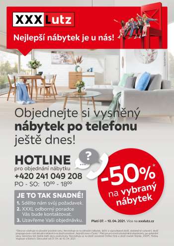 Leták XXXLutz - 7.4.2021 - 10.4.2021.