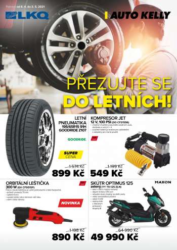 Leták AUTO KELLY - 6.4.2021 - 3.5.2021.