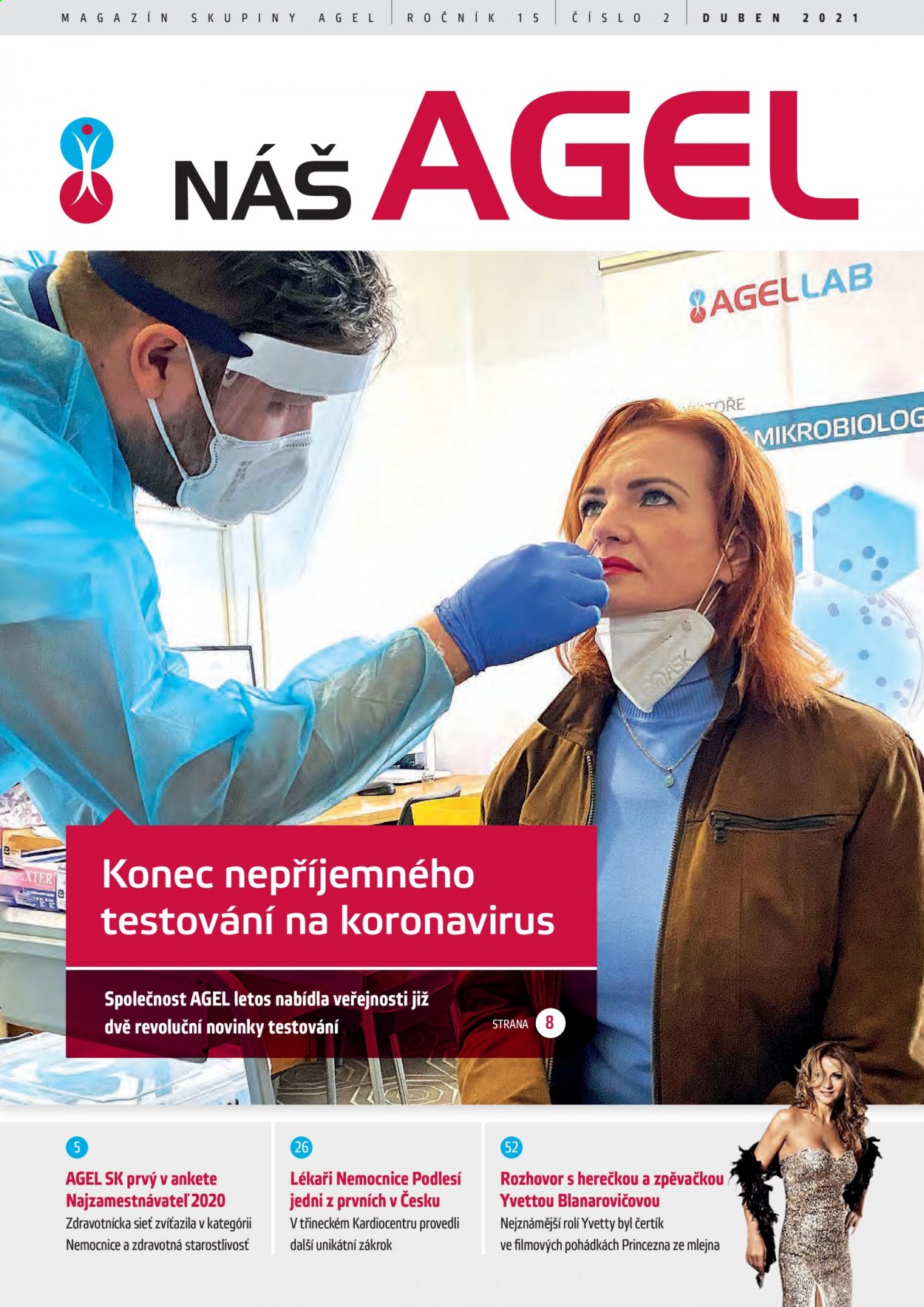 Leták AGEL lékárna. Strana 1