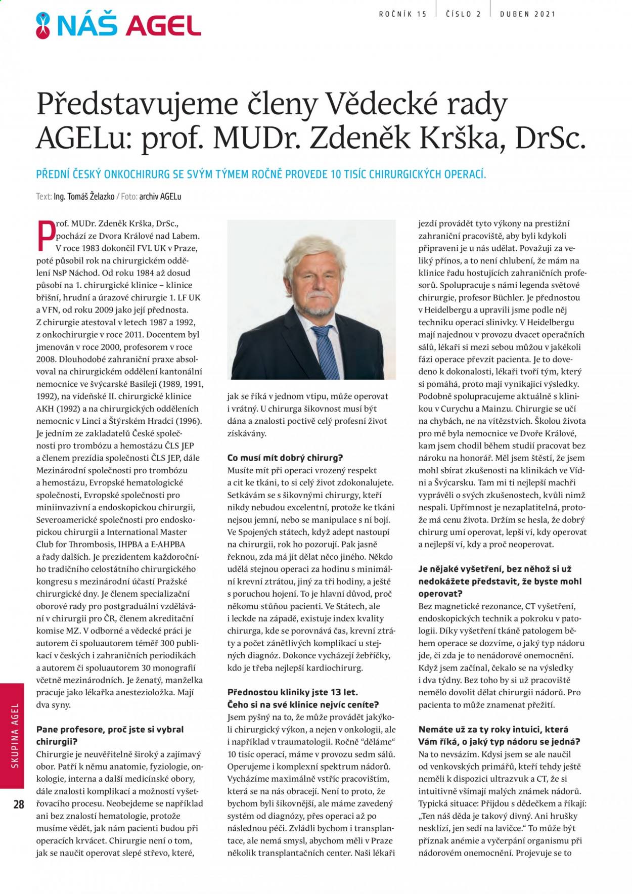Leták AGEL lékárna. Strana 28