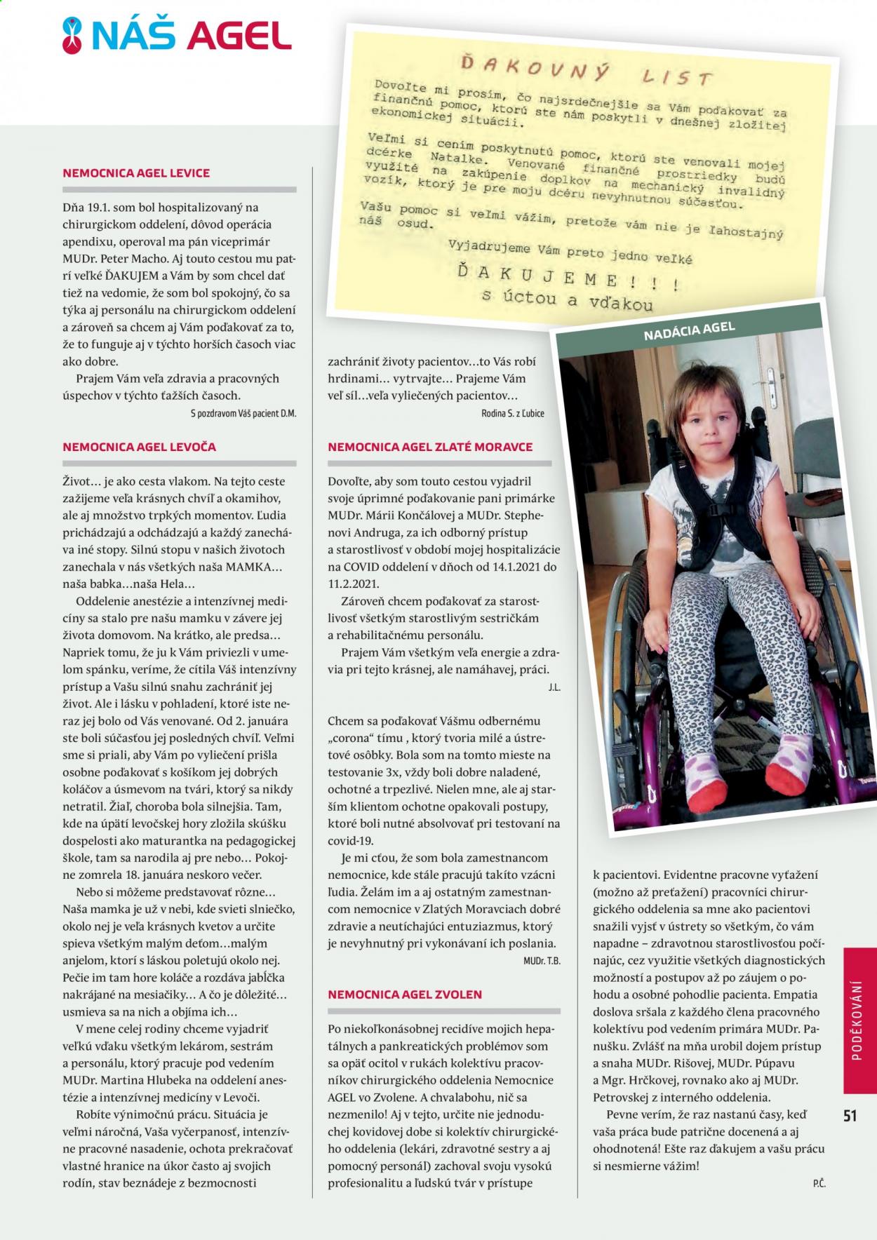 Leták AGEL lékárna. Strana 51