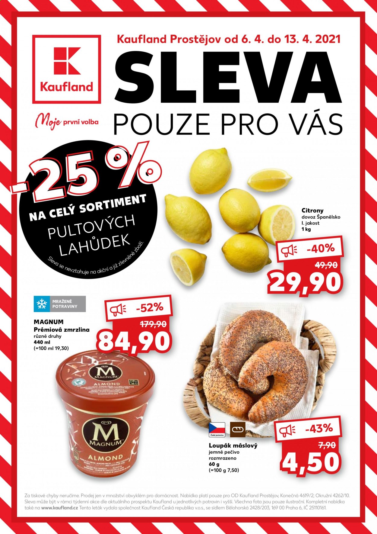 Leták Kaufland - 6.4.2021 - 13.4.2021. Strana 1