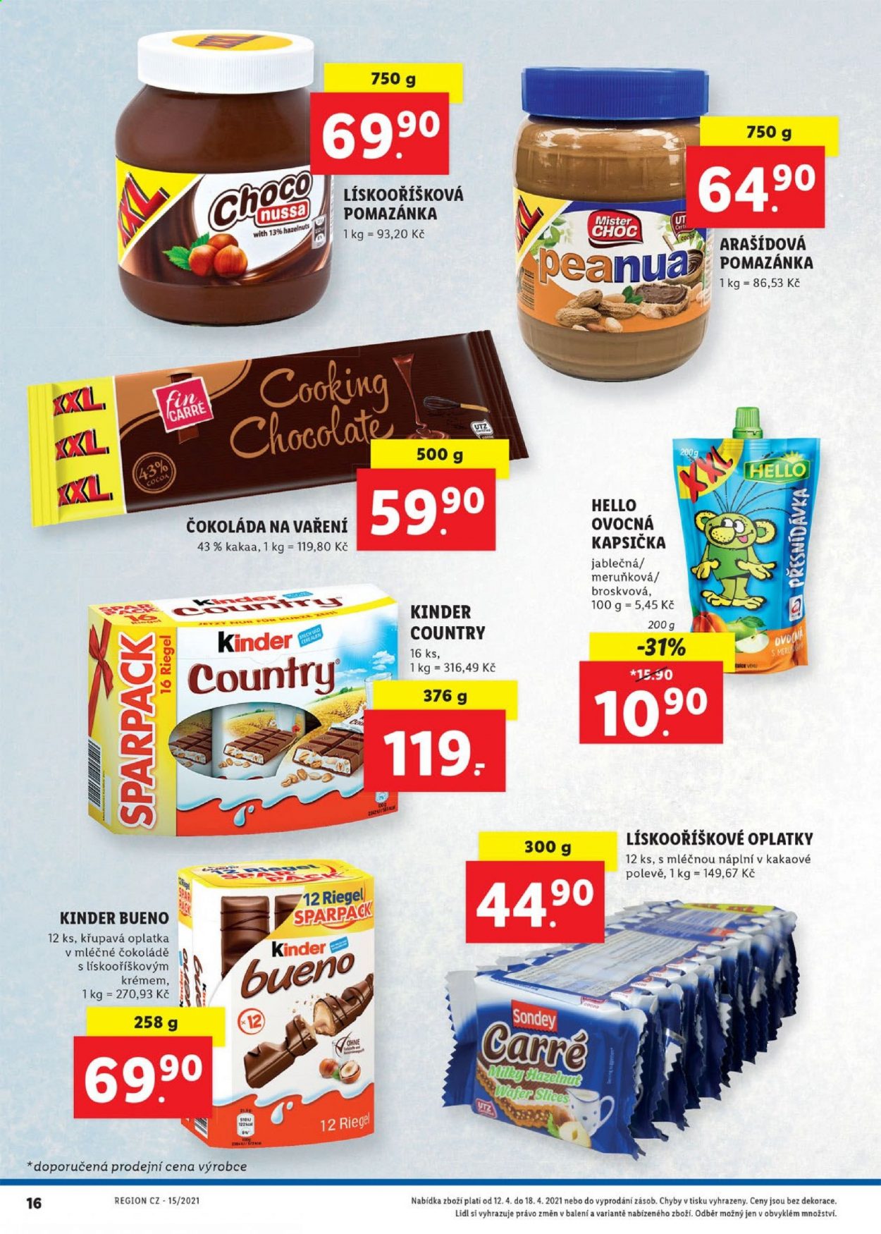 Leták Lidl - 12.4.2021 - 18.4.2021. Strana 16
