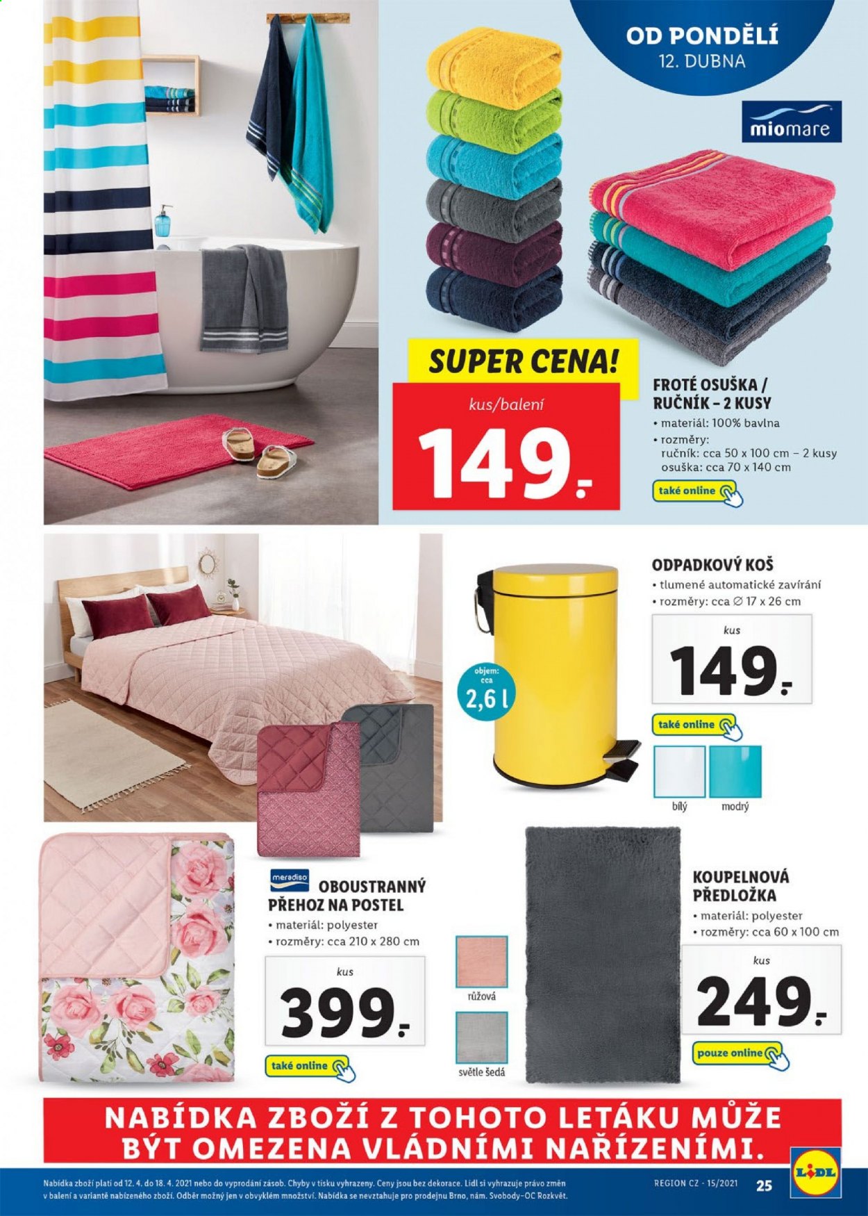 Leták Lidl - 12.4.2021 - 18.4.2021. Strana 25