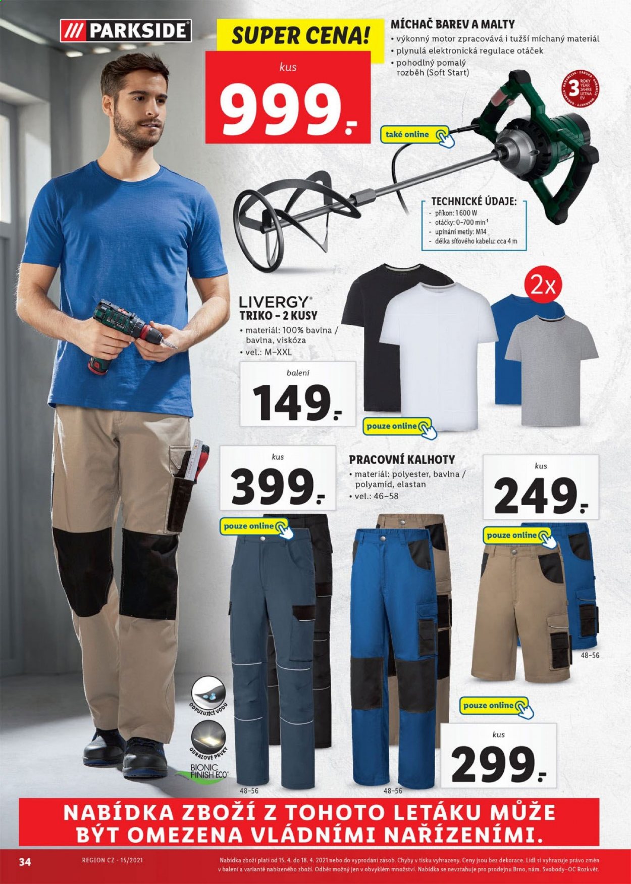 Leták Lidl - 12.4.2021 - 18.4.2021. Strana 34
