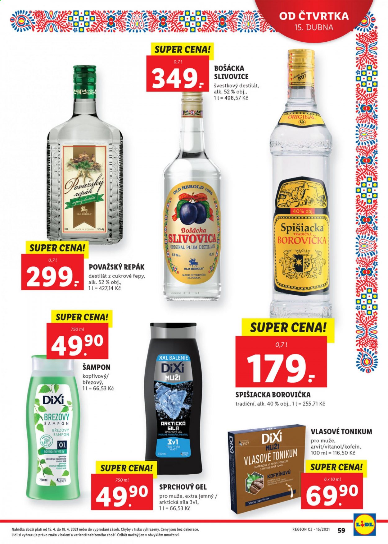 Leták Lidl - 12.4.2021 - 18.4.2021. Strana 59