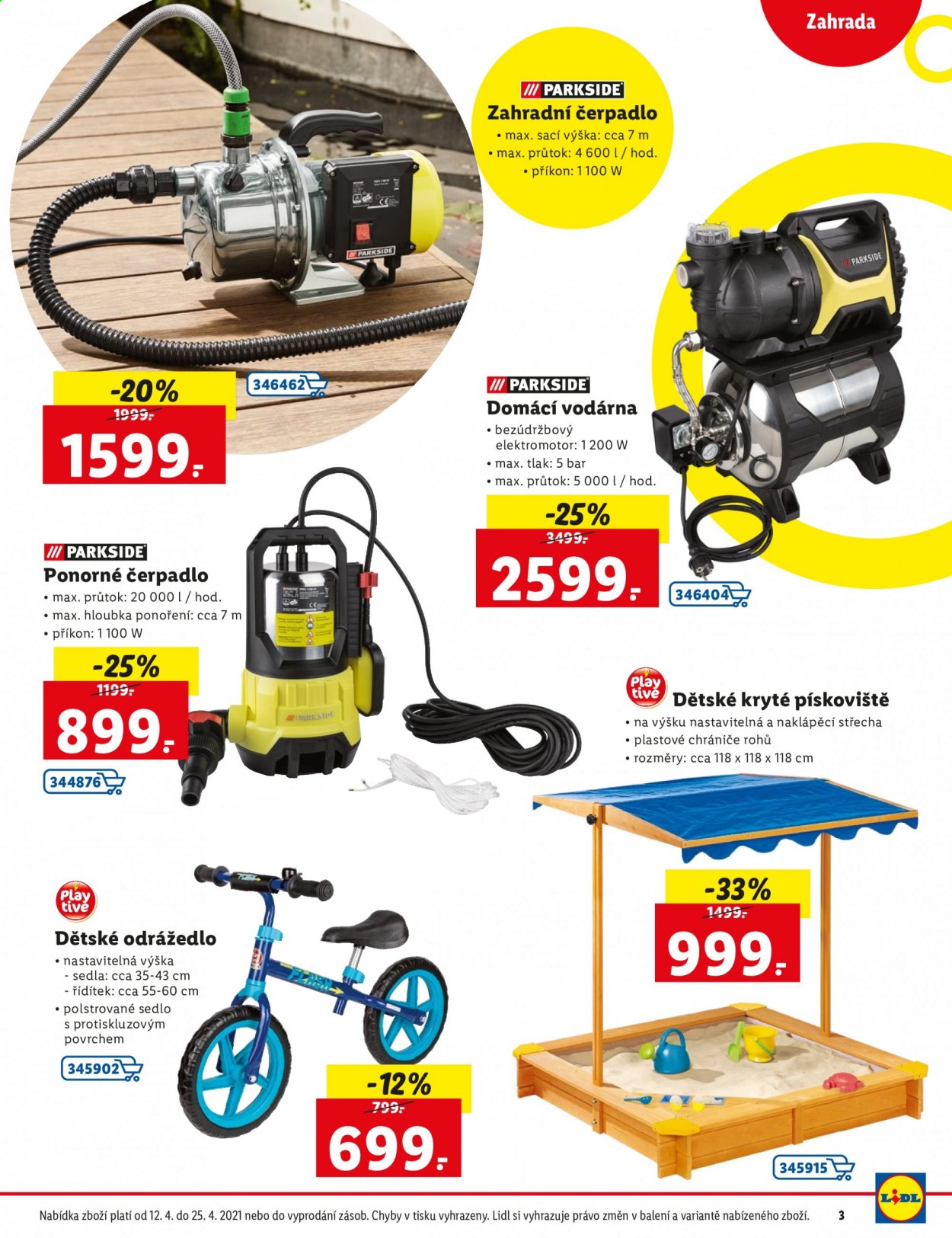 Leták Lidl - 12.4.2021 - 25.4.2021. Strana 3