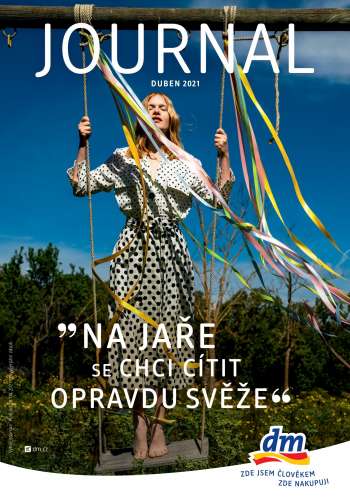 Leták dm drogerie.