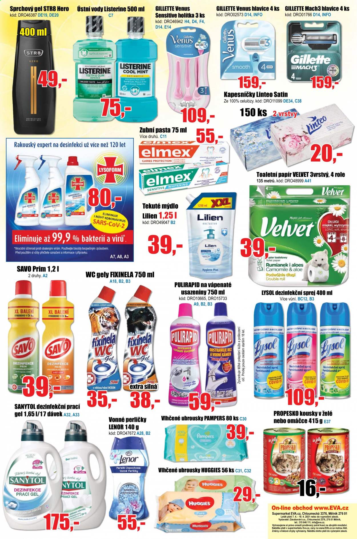 Leták EVA supermarket - 7.4.2021 - 19.4.2021. Strana 6
