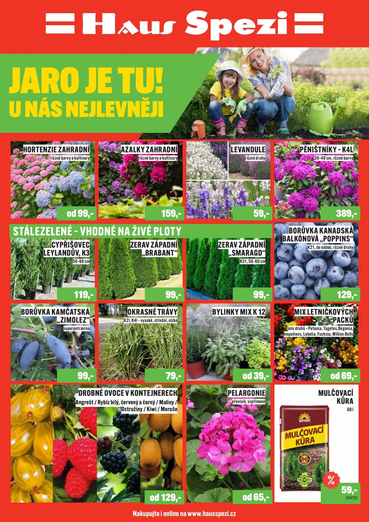 Leták Haus Spezi - 16.4.2021 - 10.5.2021. Strana 1