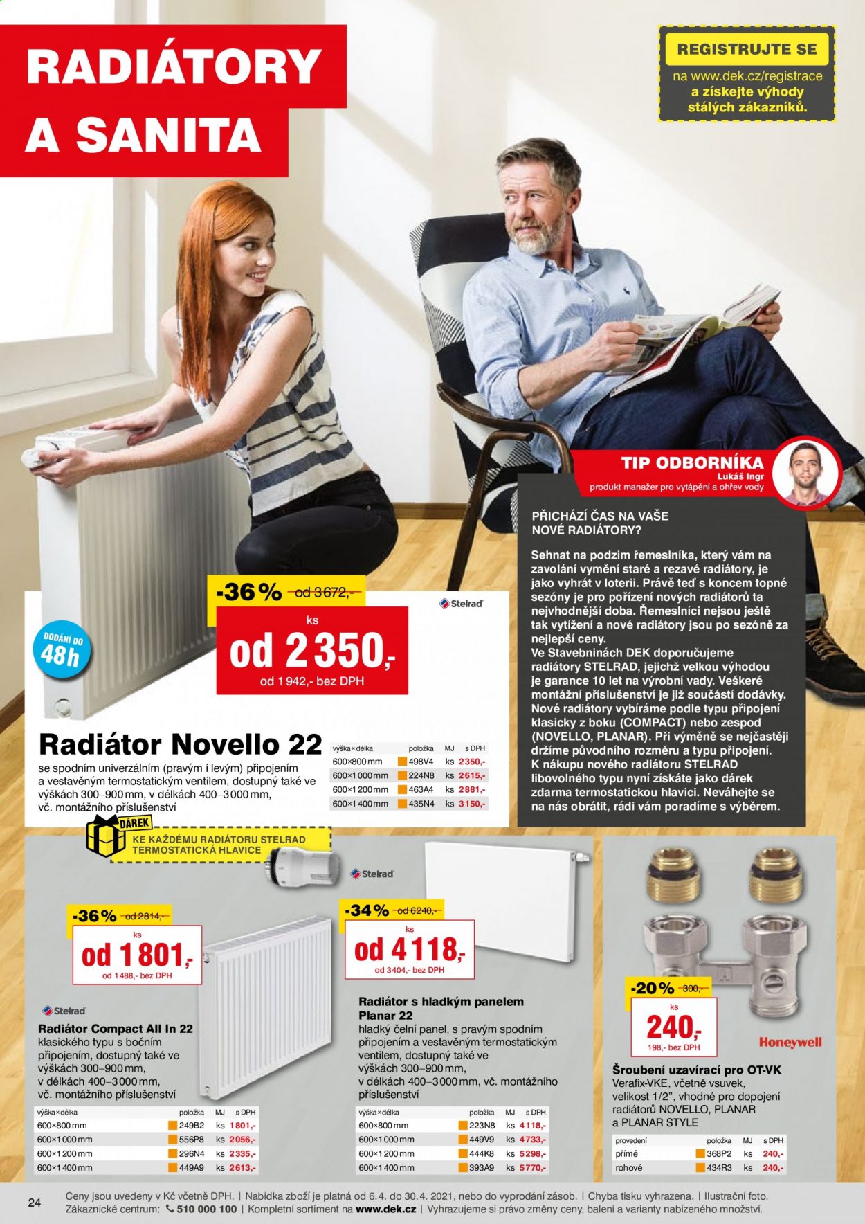 Leták DEK - 6.4.2021 - 30.4.2021. Strana 24