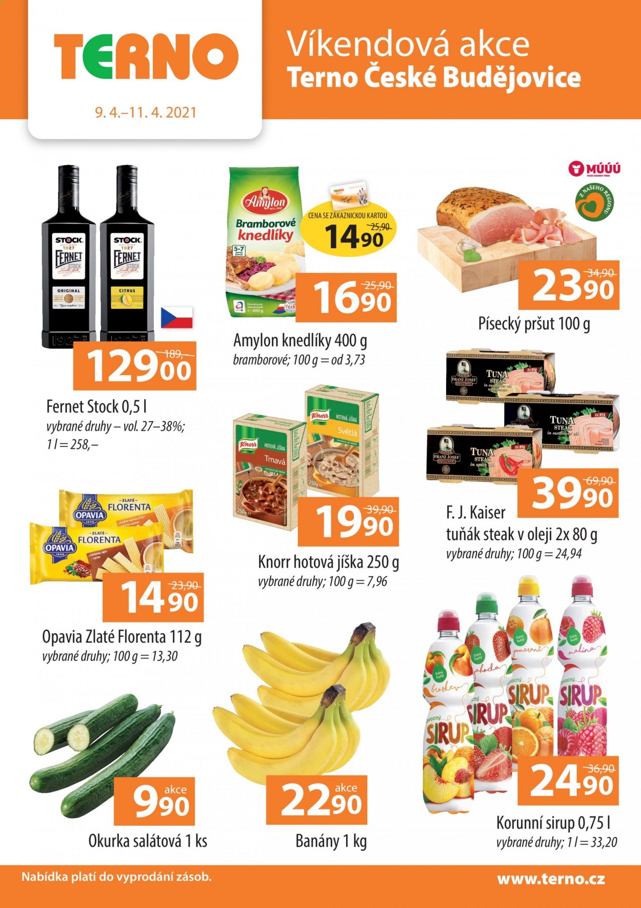 Leták coop TERNO - 9.4.2021 - 11.4.2021. Strana 1