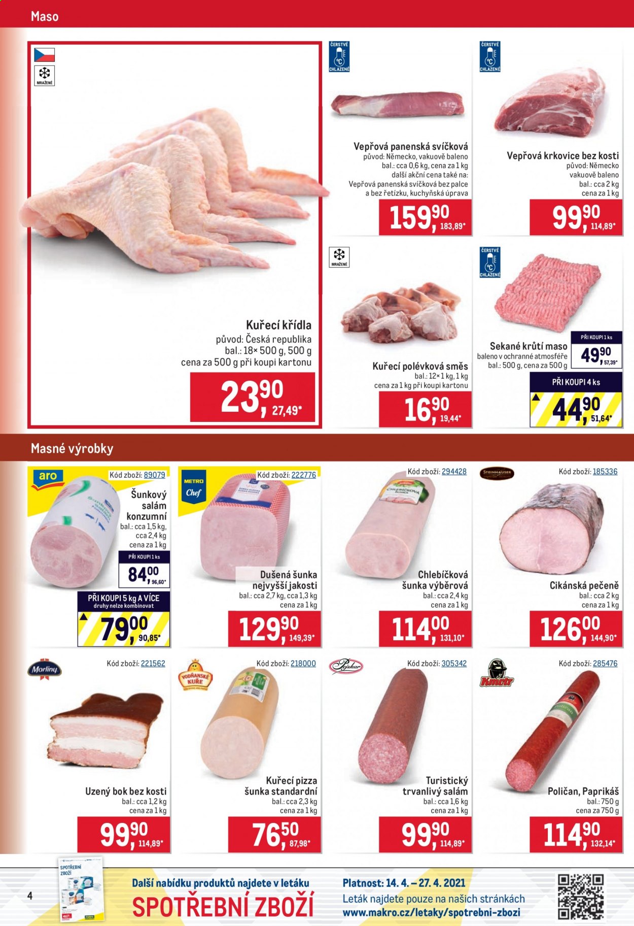 Leták MAKRO - 14.4.2021 - 27.4.2021. Strana 4
