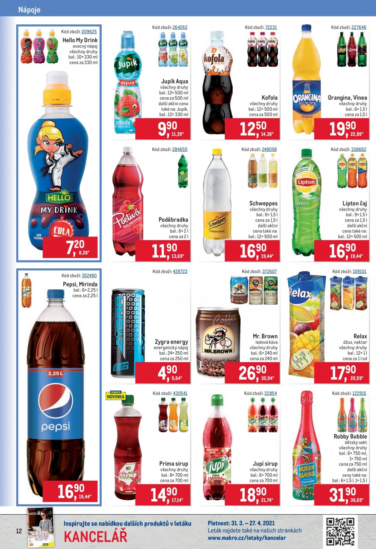 Leták MAKRO - 14.4.2021 - 27.4.2021. Strana 12