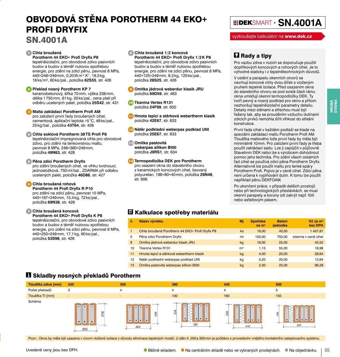 Leták DEK. Strana 57