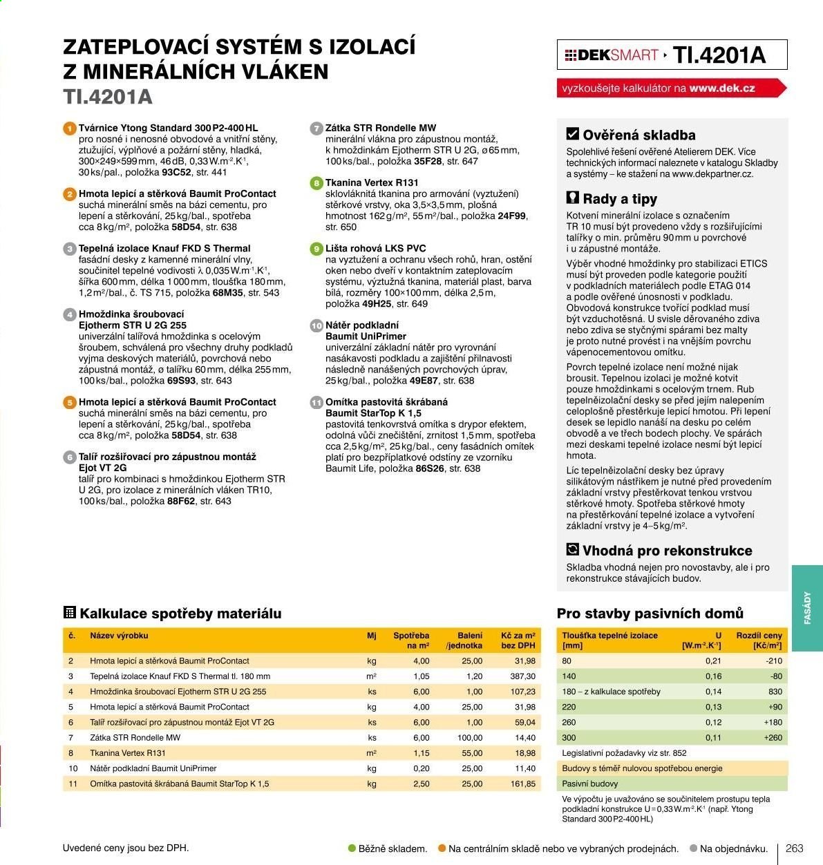 Leták DEK. Strana 265