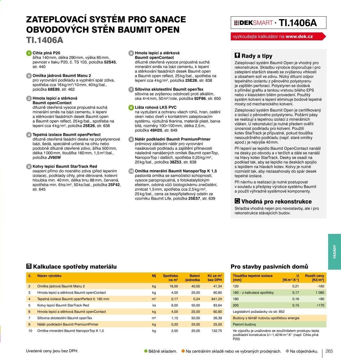 Leták DEK. Strana 267
