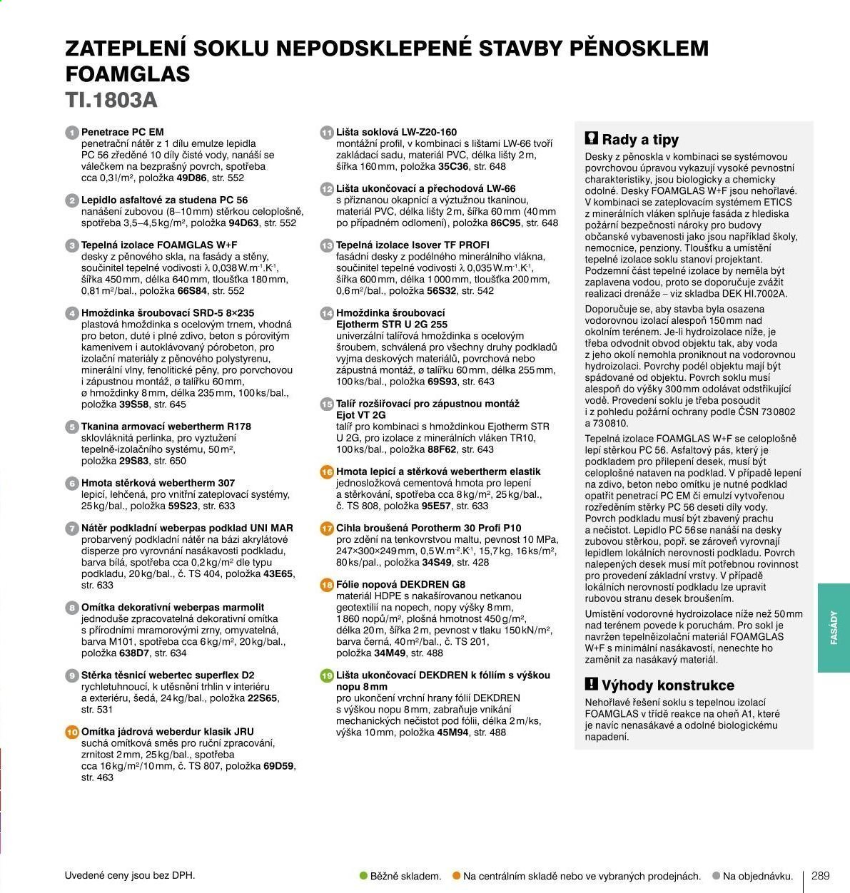 Leták DEK. Strana 291