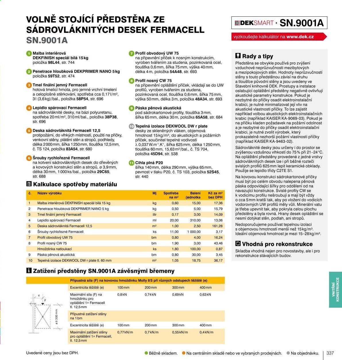 Leták DEK. Strana 339