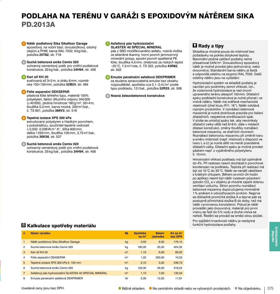 Leták DEK. Strana 377