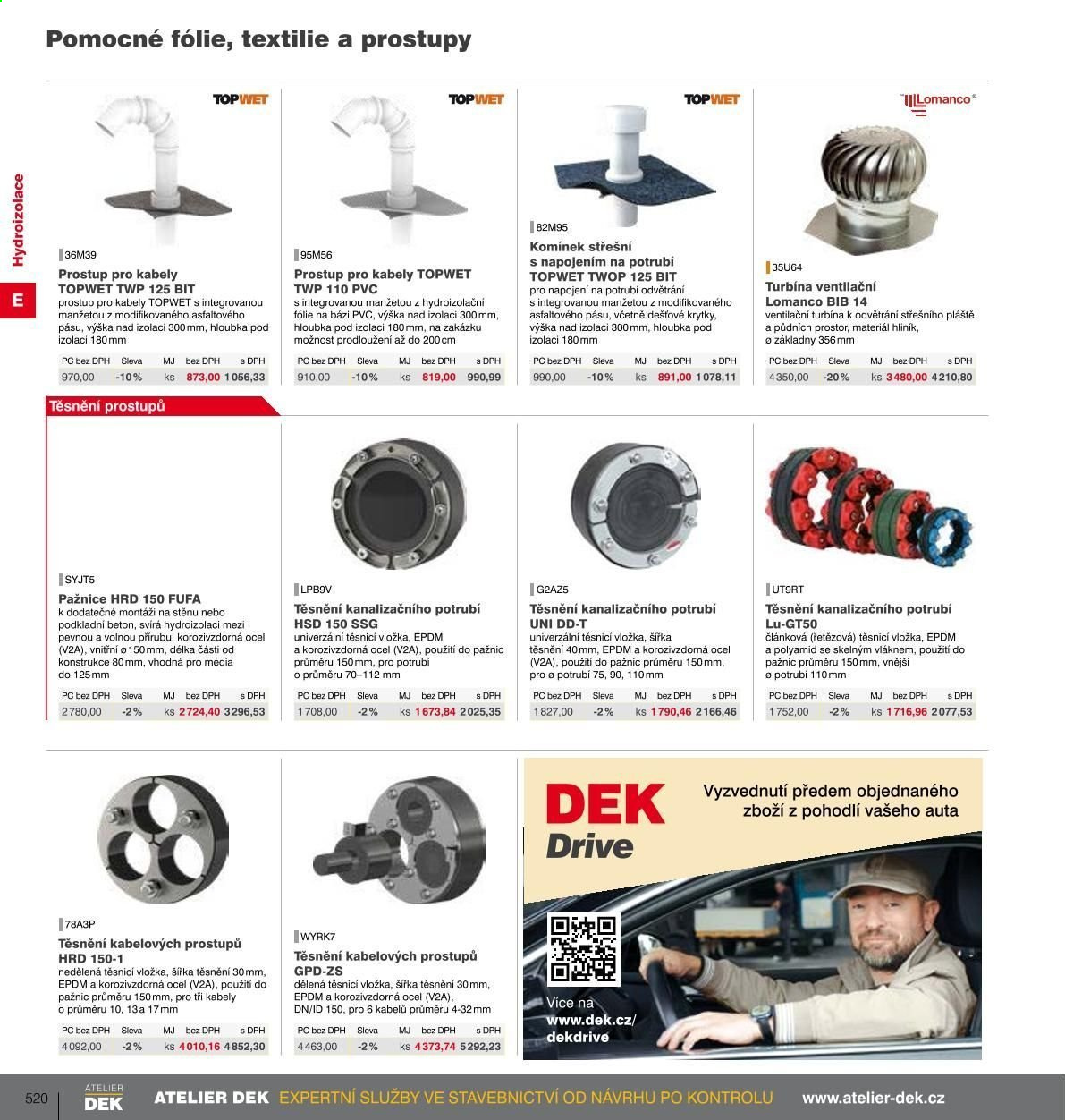 Leták DEK. Strana 522